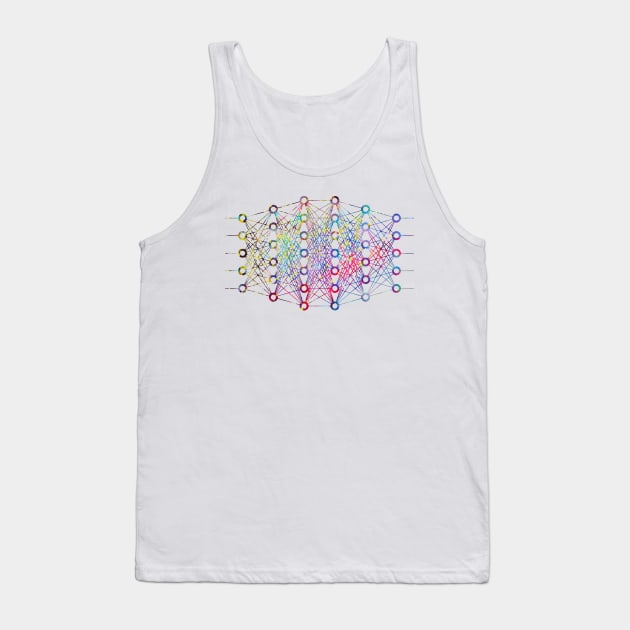 Neural Network Tank Top by erzebeth